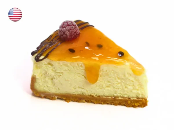Cheesecake Maracuyá tajada a domicilio | Receta Cheesecake con horno